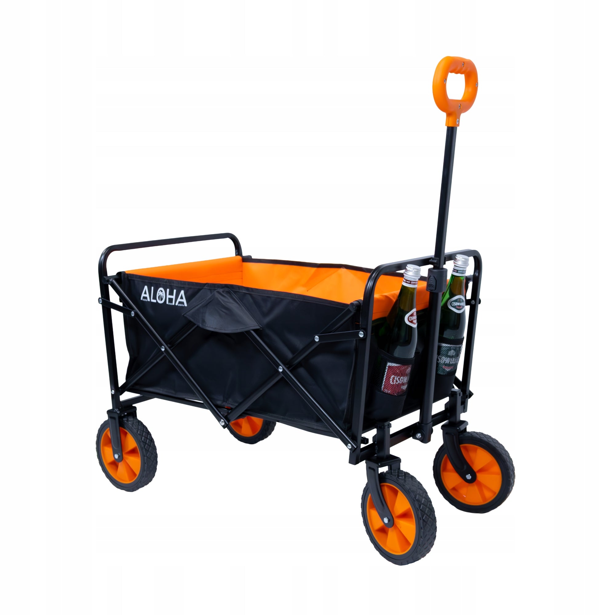 BEACH CART FOLDING TRANSPORT CAMPING GARDEN 100KG Capacity 90 l