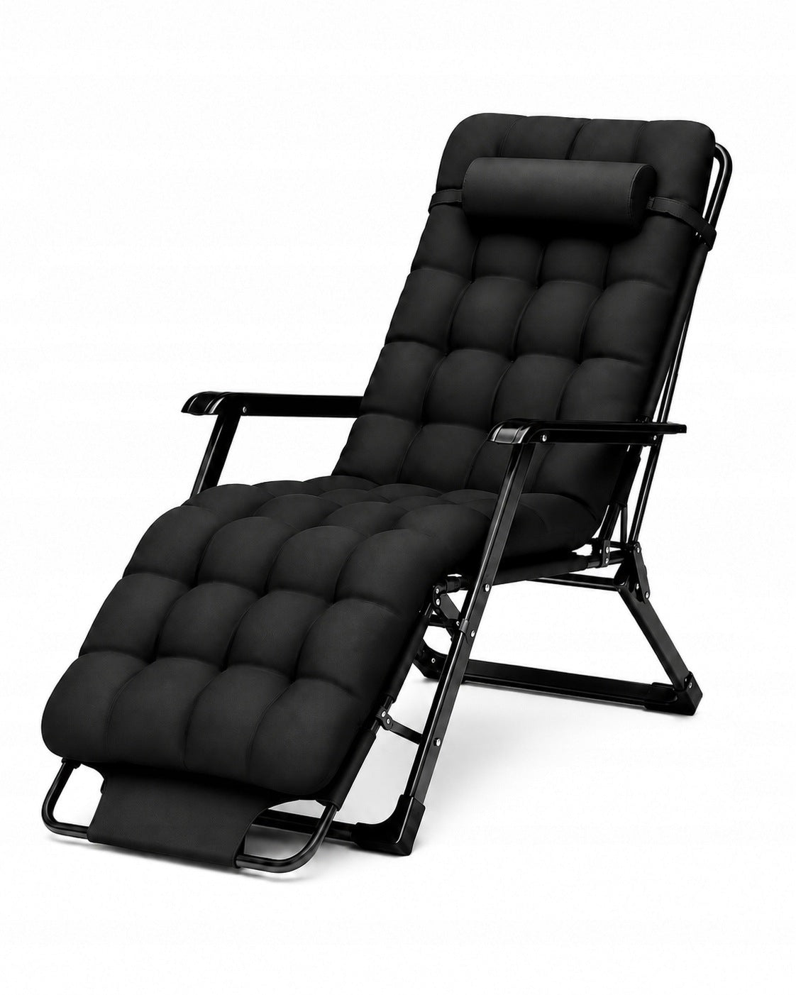 BEACH CHAIR FOLDING TERRACE CHAIR TOURIST COUCH BLACK Manufacturer code 5903313459136