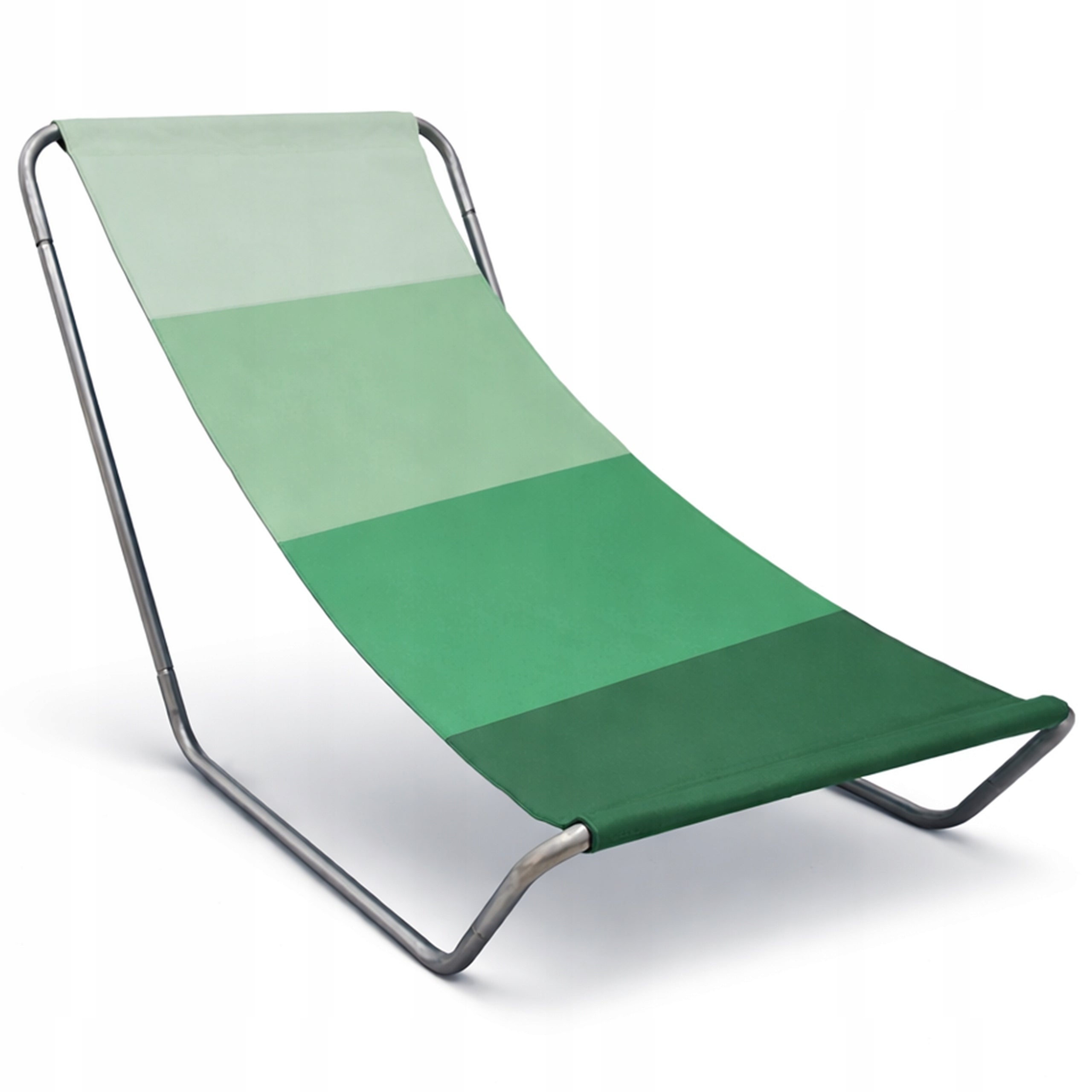 BEACH CHAIR FOLDING WITH COVER LIGHT HIKING ELLA GREEN STRIPES