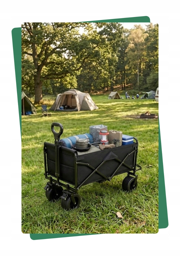 BEACH HIKING TROLLEY GARDEN FOLDING OPENING REAR 150KG camping Product weight with unit packaging 9.9 kg