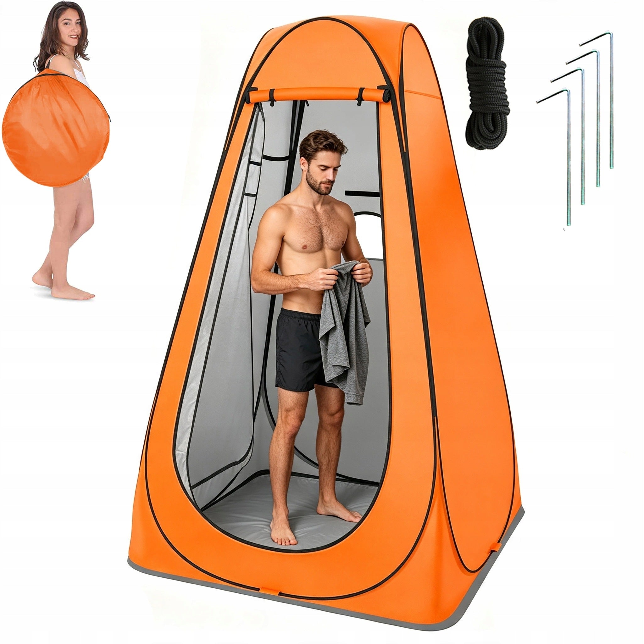 BEACH TENT FOR SHOWER CHANGING ROOM TOILET PORTABLE CAMPING 190cm
