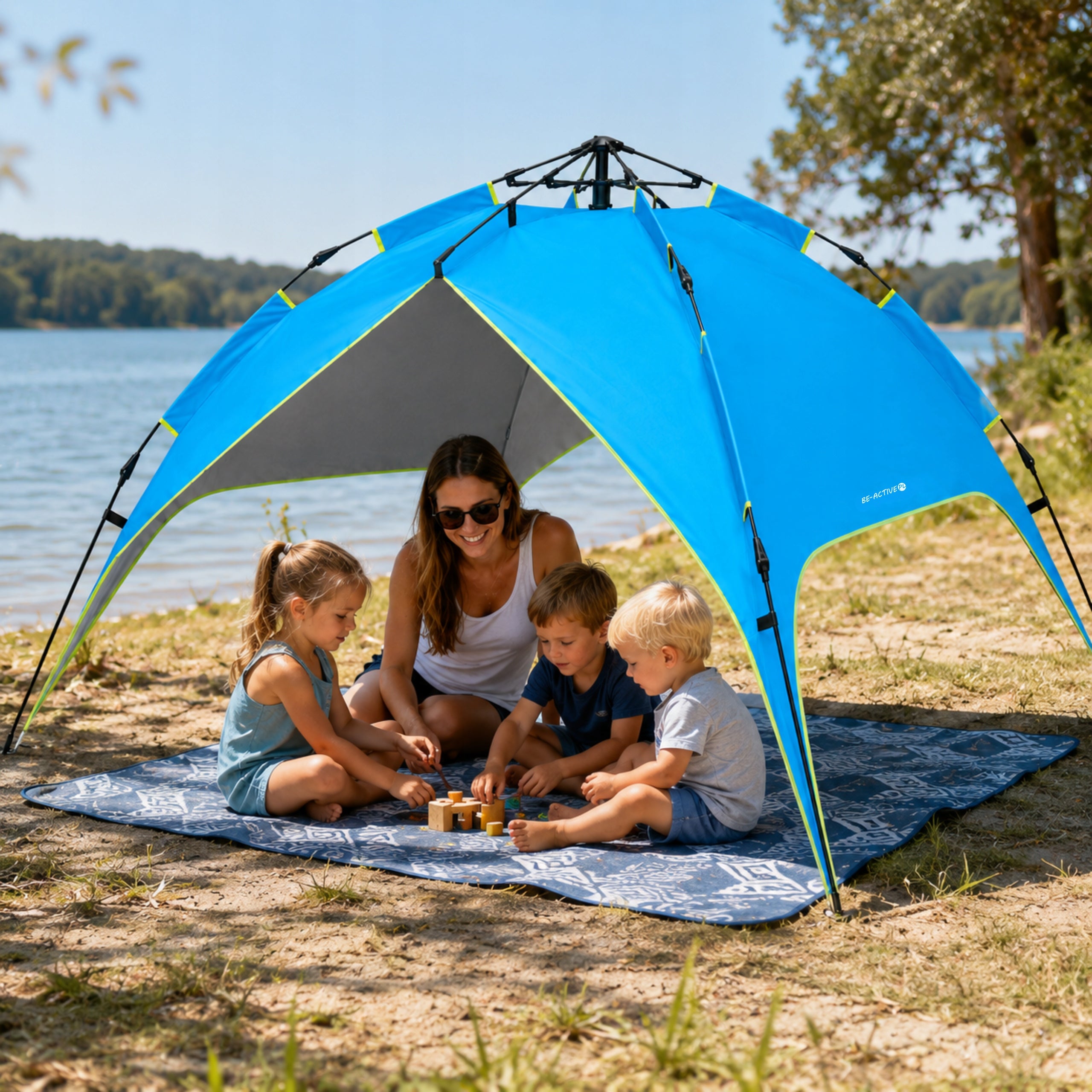 BEACH TENT SCREEN PROTECTION COVER VISOR EASY UNFOLDING Packaging status original
