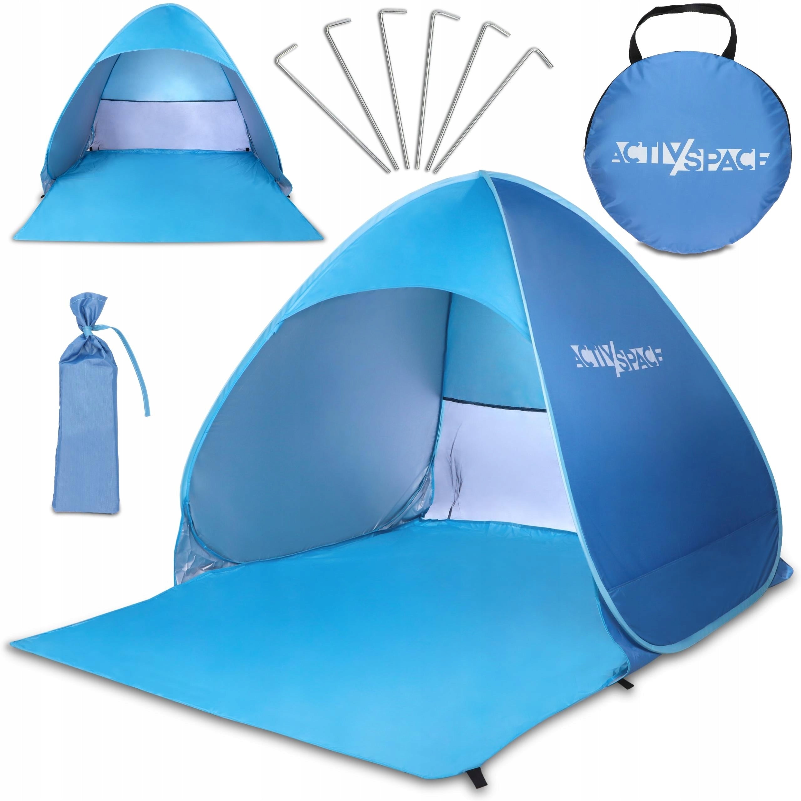BEACH TENT SELF-FOLDING SCREEN FOR BEACH BASN FOR GARDEN LARGE XXL AS