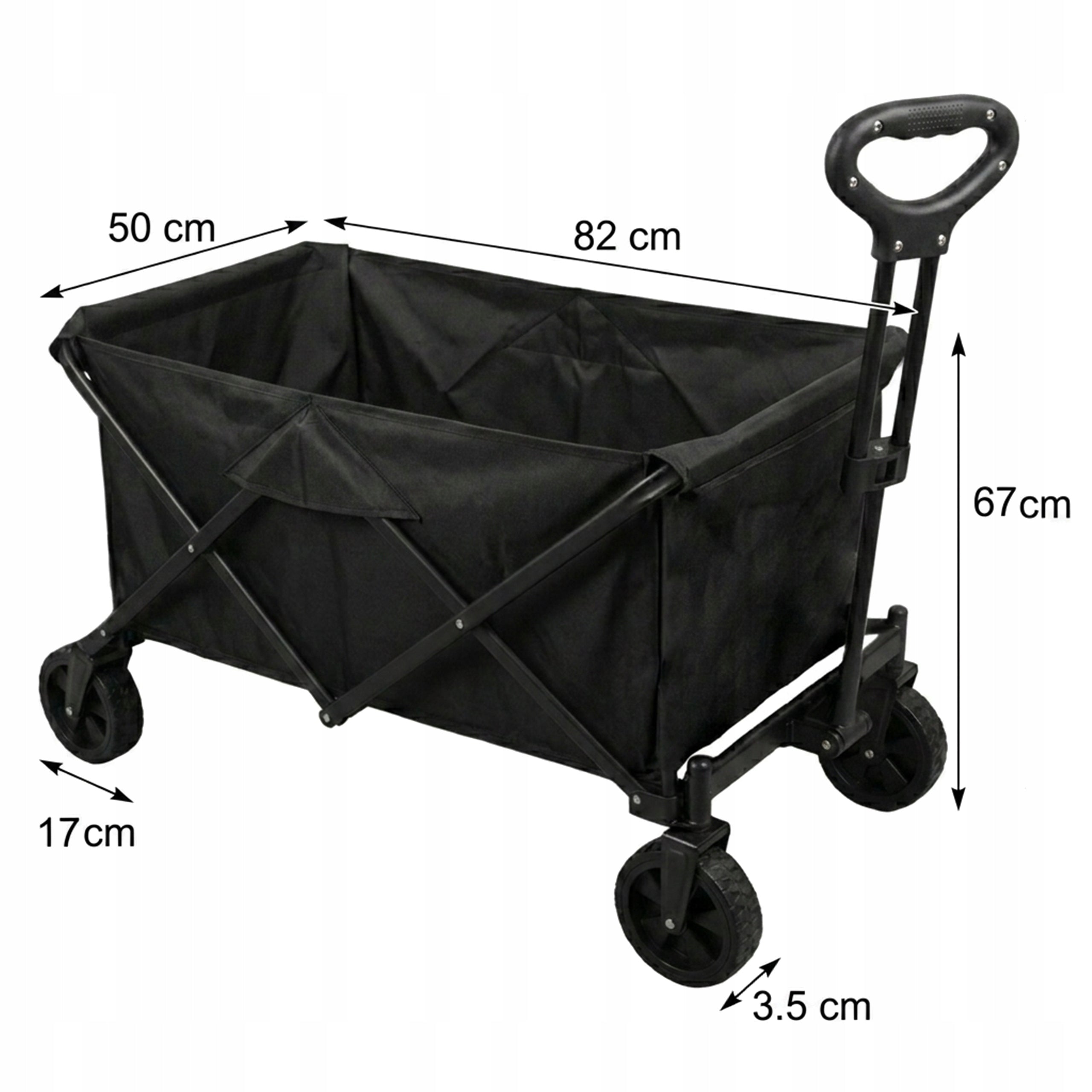 BEACH TROLLEY FOLDING TOURIST GARDEN TRANSPORT CAMPING 100L Manufacturer code 5907068246553