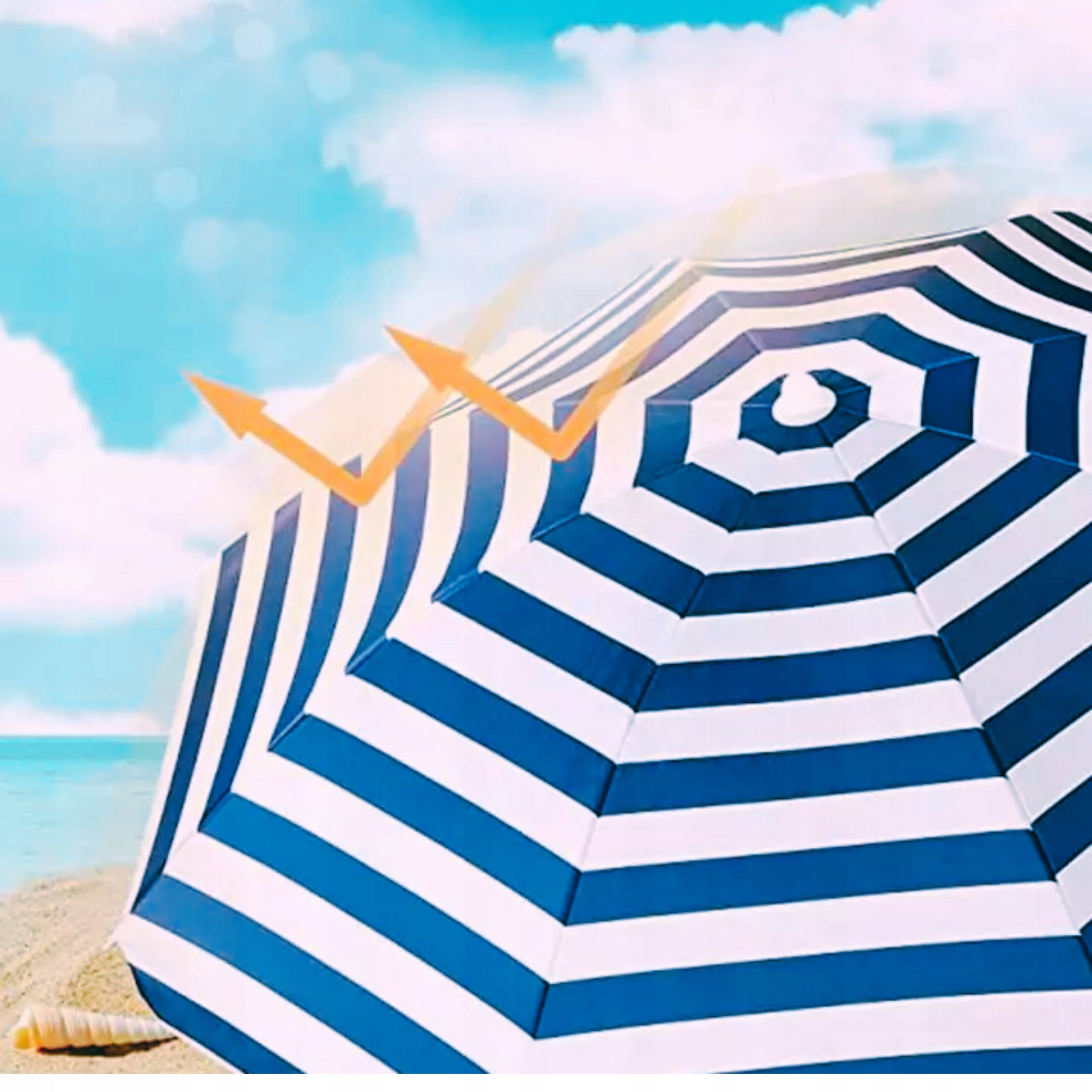 BEACH UMBRELLA 180cm BEACH GARDEN BALCONY BROKEN FOLDING BLUE Manufacturer code PARASOL PARAWAN NAMIOT NA PLAŻE DO OGRODU