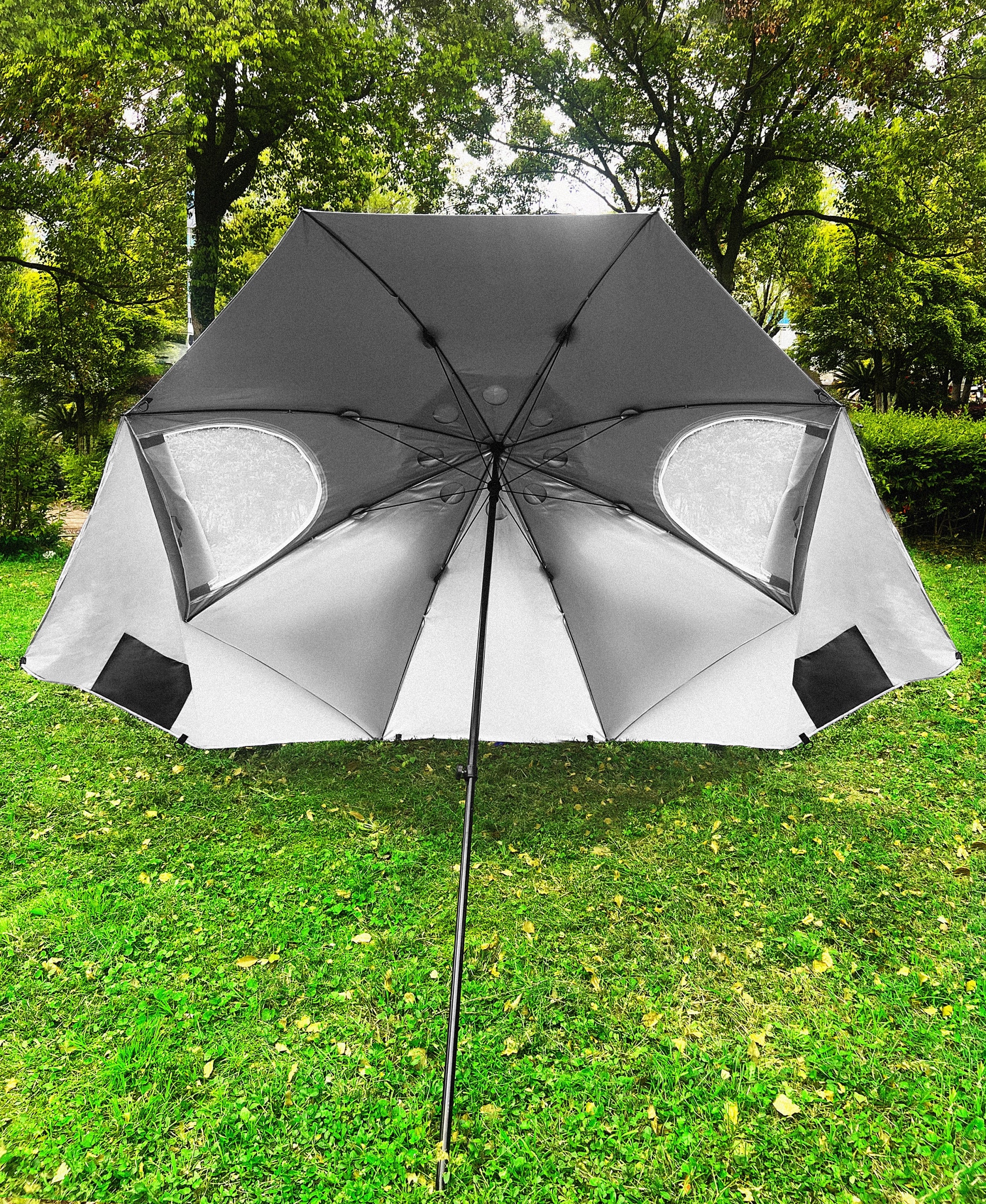 BEACH UMBRELLA SCREEN Garden TENT 3in1 XXL Folding Large Screen Manufacturer code Parasol parawan plażowy Q74C