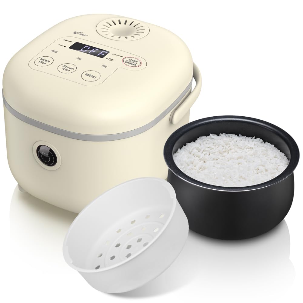 BEAR Electric Rice Cooker 350W 6 Functions For 2-4 People With Steamer