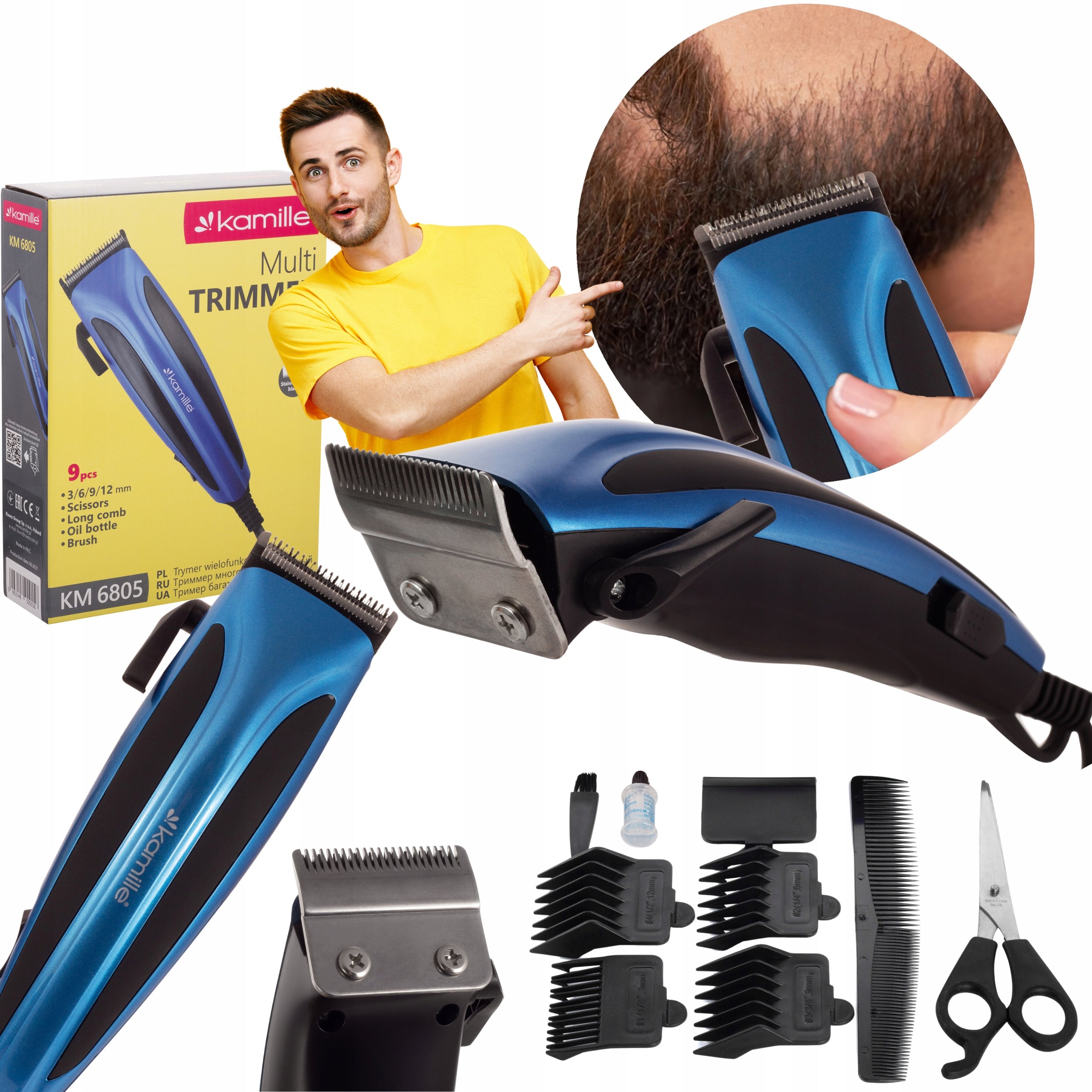 BEARD HAIR CLIPPER KAMILLE