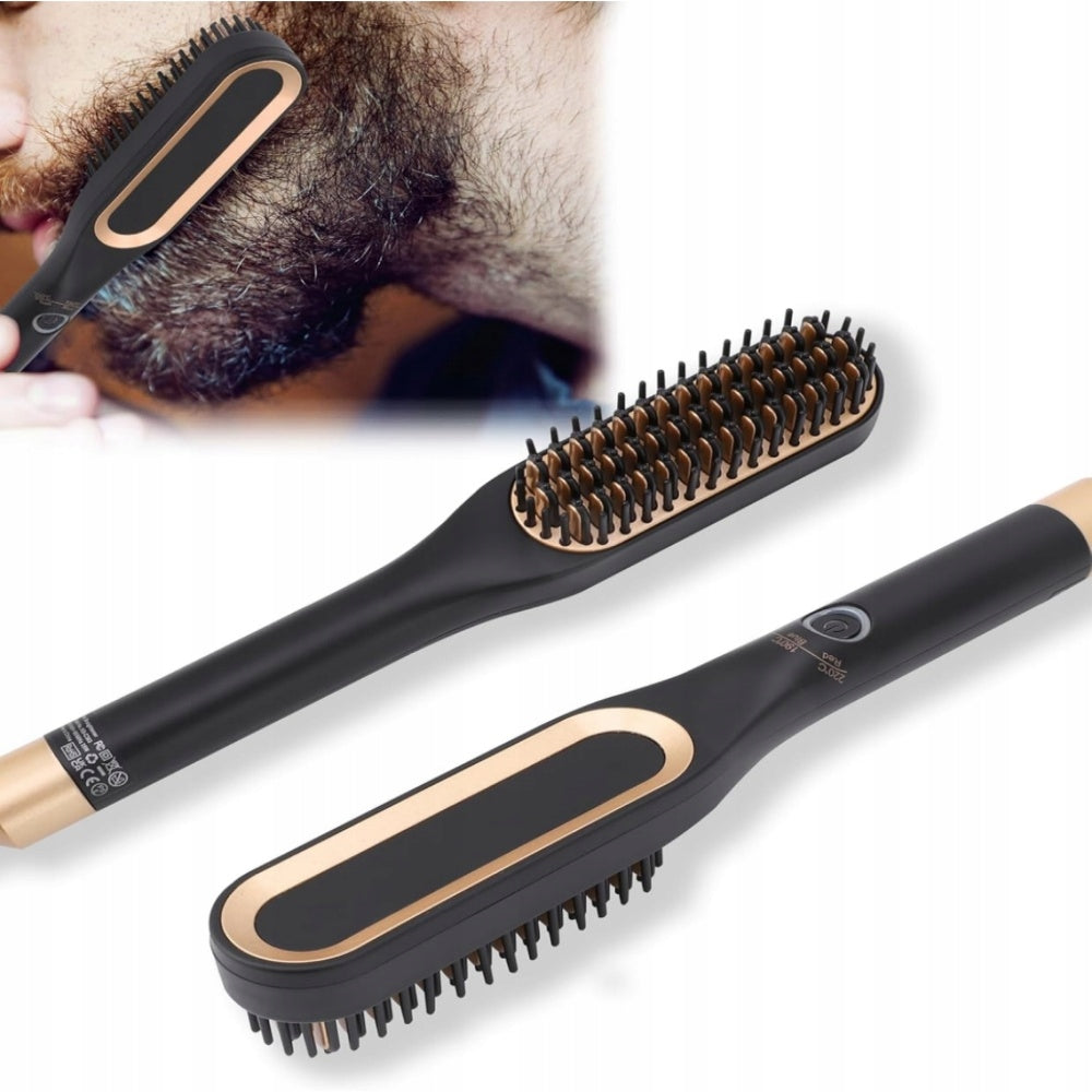 BEARD STRAIGHTENER PORTABLE BEARD STRAIGHTENING BRUSH