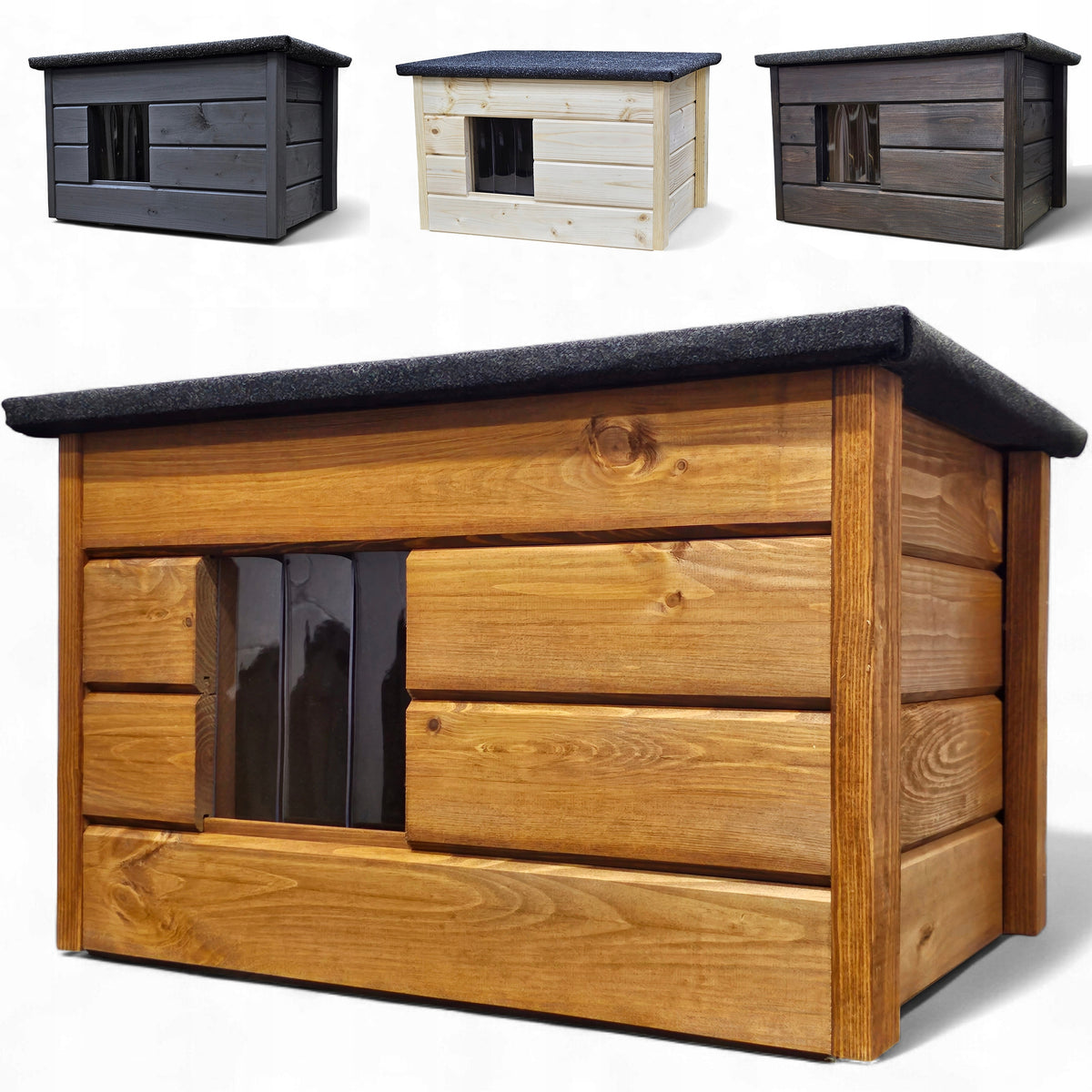 BEAUTIFUL BOOTH DOG CAT HOUSE 3X ALREADY PAINTED PADDED BED