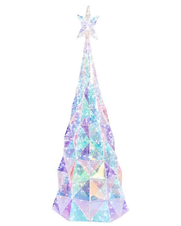 BEAUTIFUL CHRISTMAS TREE CHOLOGRAM 3D LED 170CM CHRISTMAS DECORATION Packaging status original