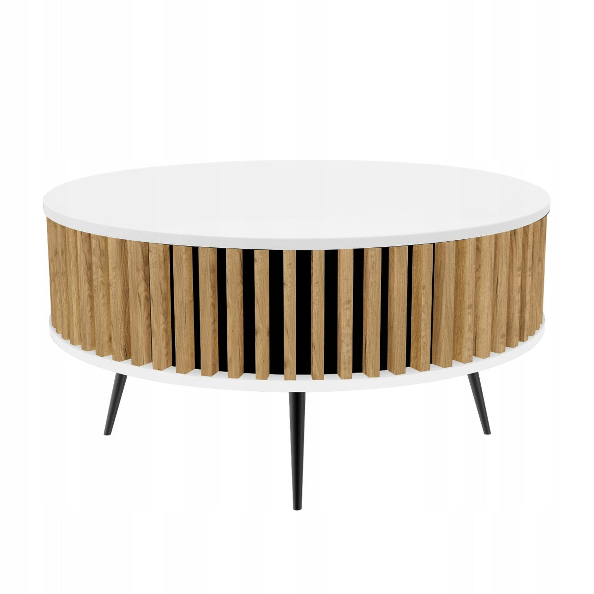 BEAUTIFUL COFFEE TABLE BORNEO LAMELLAS IN 11 COLORS WOTAN DIFFERENT COLORS Manufacturer code STOLIK-BORNEO