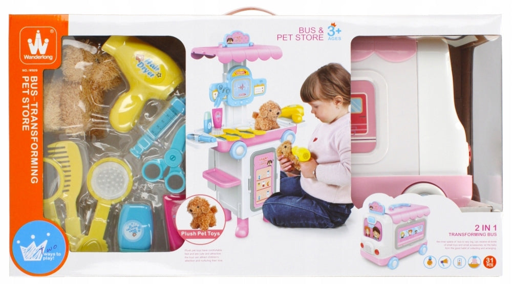 BEAUTY SALON FOR ANIMALS auto 2in1 MEGA CREATIVE Spa TOY for children