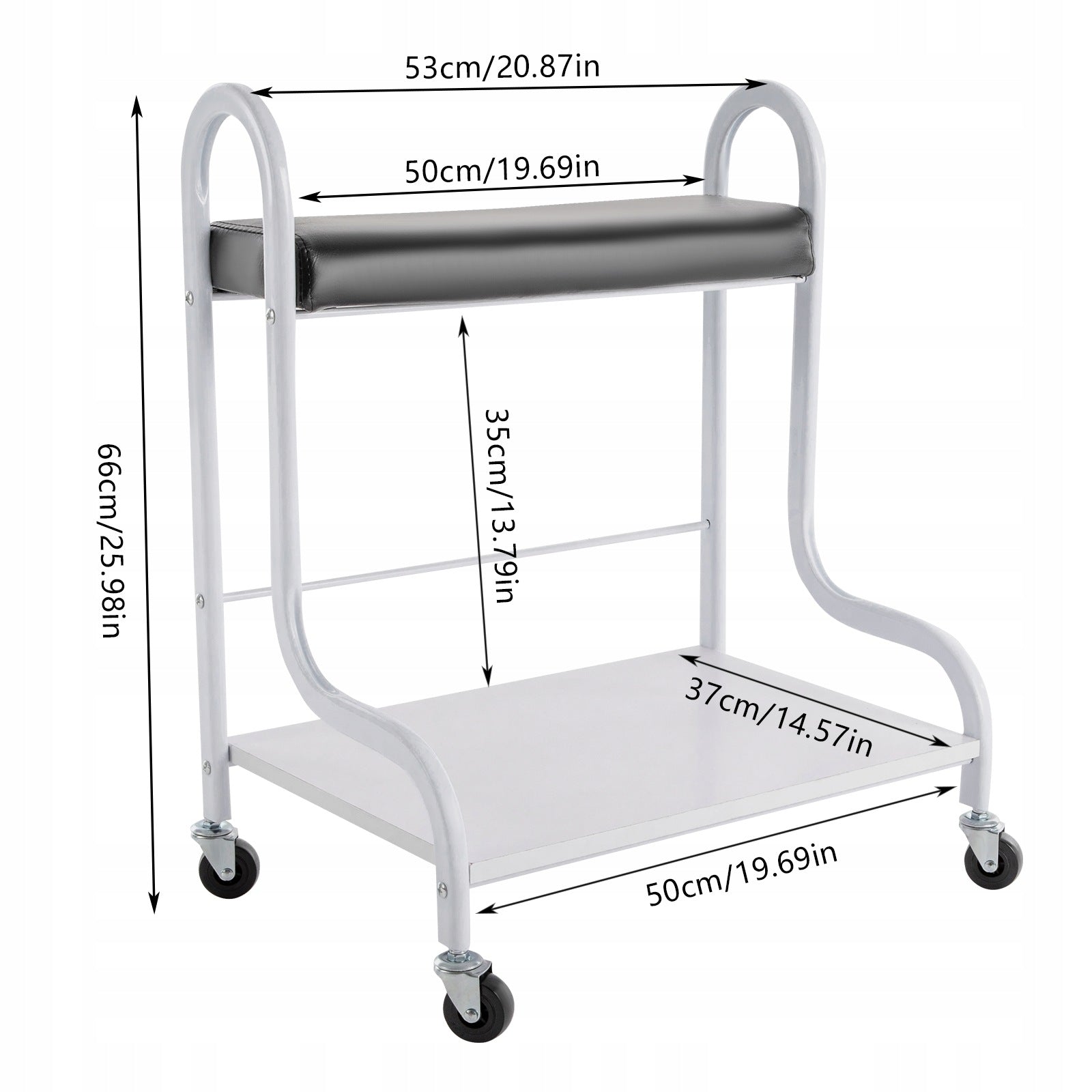 BEAUTY SALON NAIL OR FOOT BATH SPA PORTABLE TROLLEY CART 53*37*66 CM Packaging status original