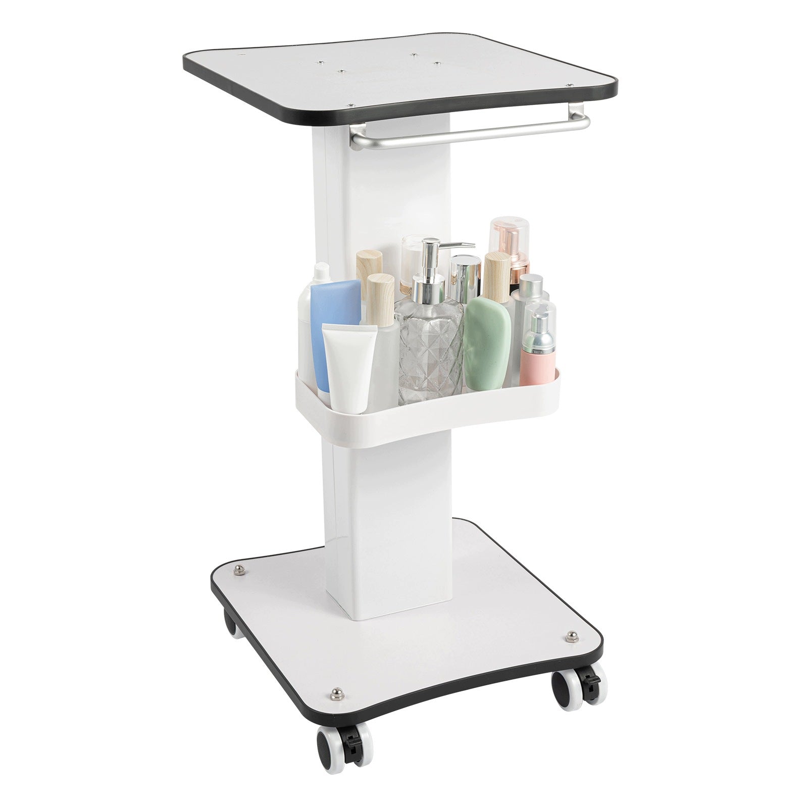 BEAUTY SALON TROLLEY CART WITH WHEEL GARDEN CART 34*38*69CM LOAD 40KG