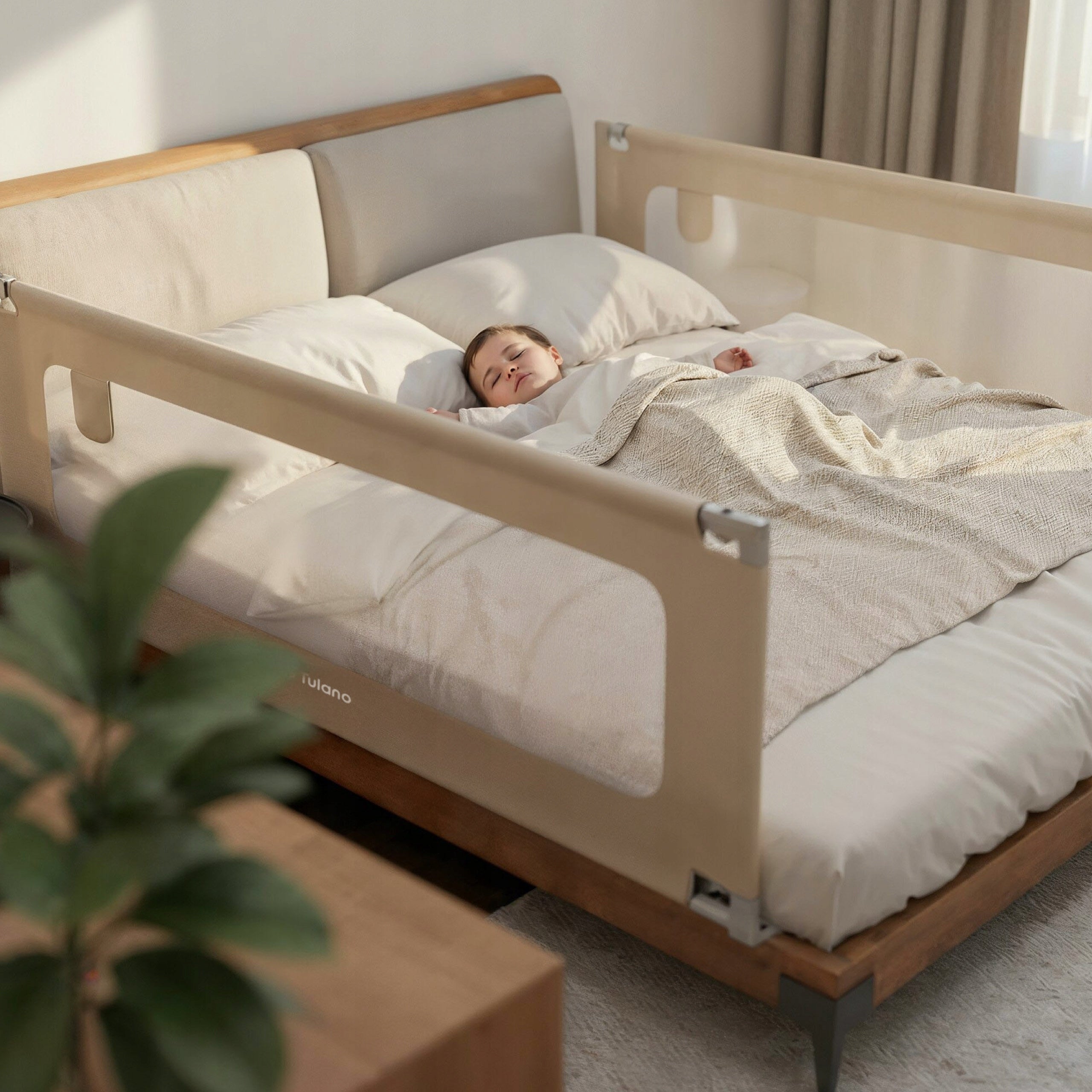 BED BARRIER Tulano Protective FOLDING 140x70cm HIGH Manufacturer code TN-COVER 44 BEIGE