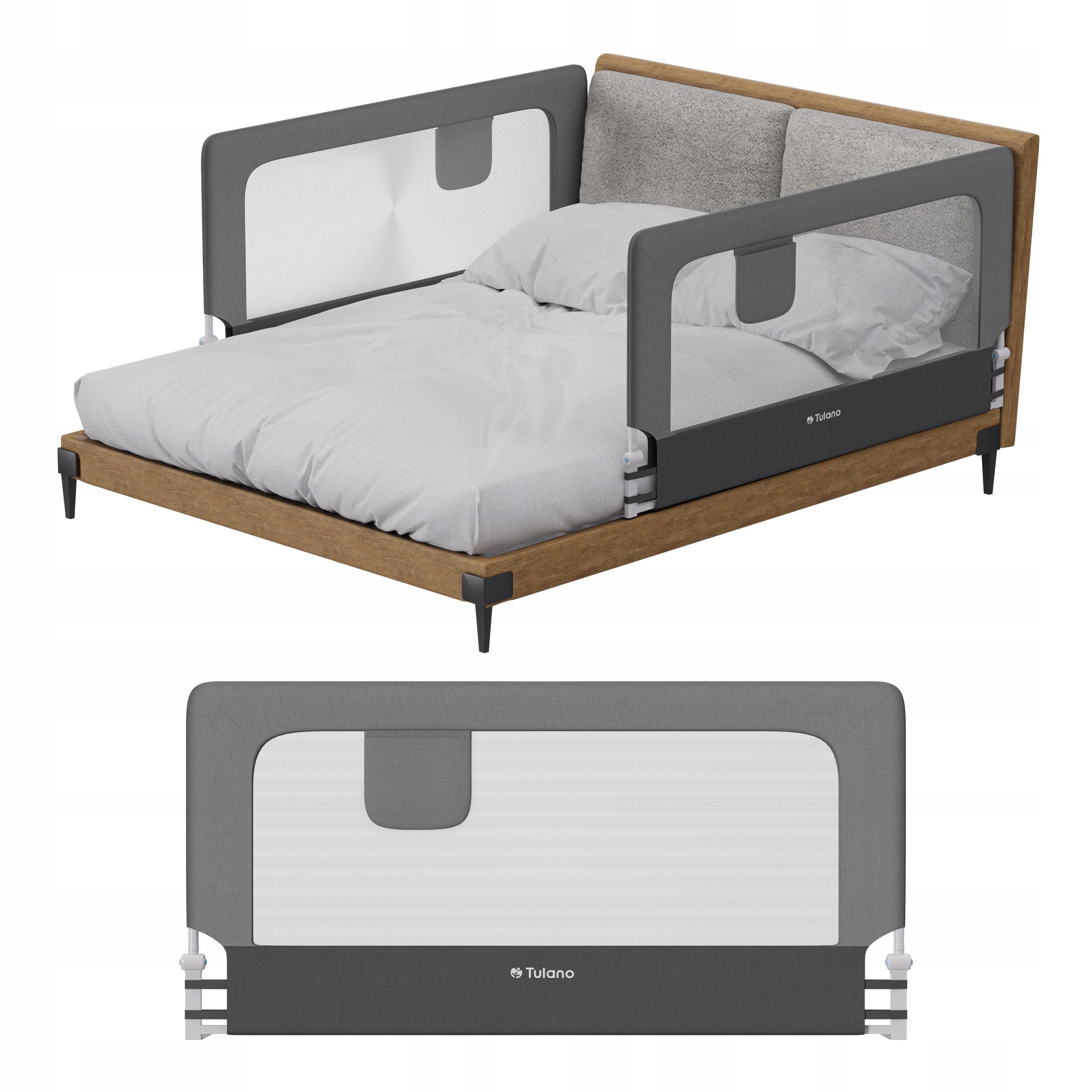 BED BARRIER Tulano Protective FOLDING 150x83cm HIGH