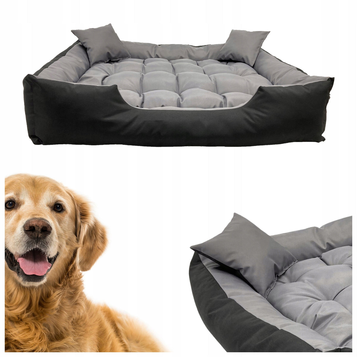 BED FOR BIG DOG WATERPROOF EXTRA LARGE SHEPHERD HUSKY 145x115 XXL Brand Dogsy