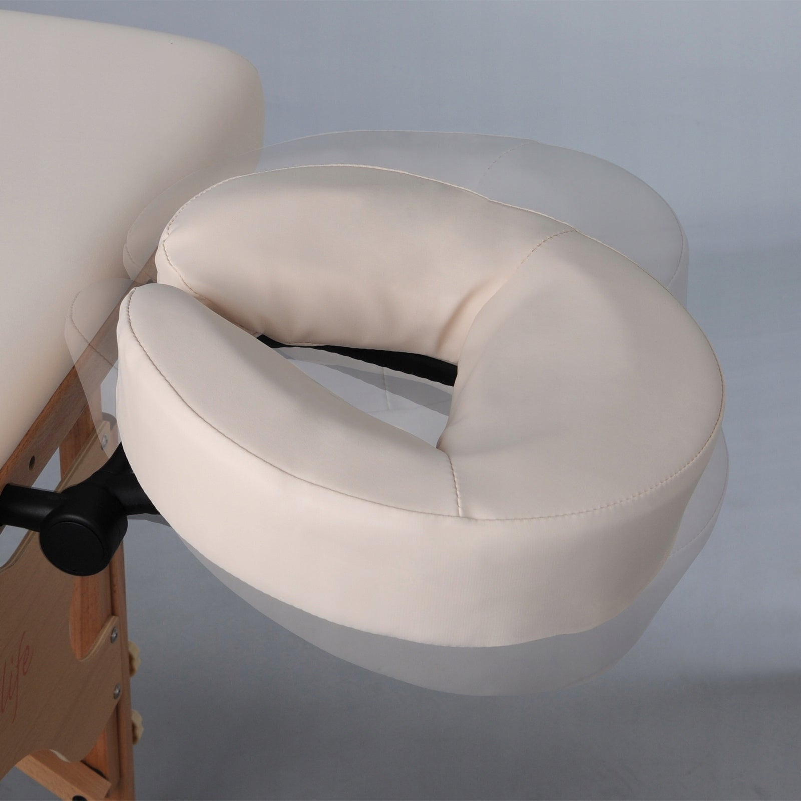 BED MASSAGE TABLE FOLDING WOOD 3 SEGMENTS EDEN 64 CM ADJUSTMENT BEIGE Kind folding table