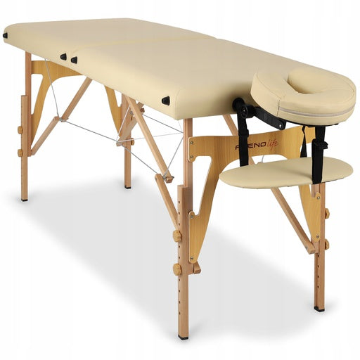 Masažinis stalas Fluxar MS-010, smėlio, 193x60cm