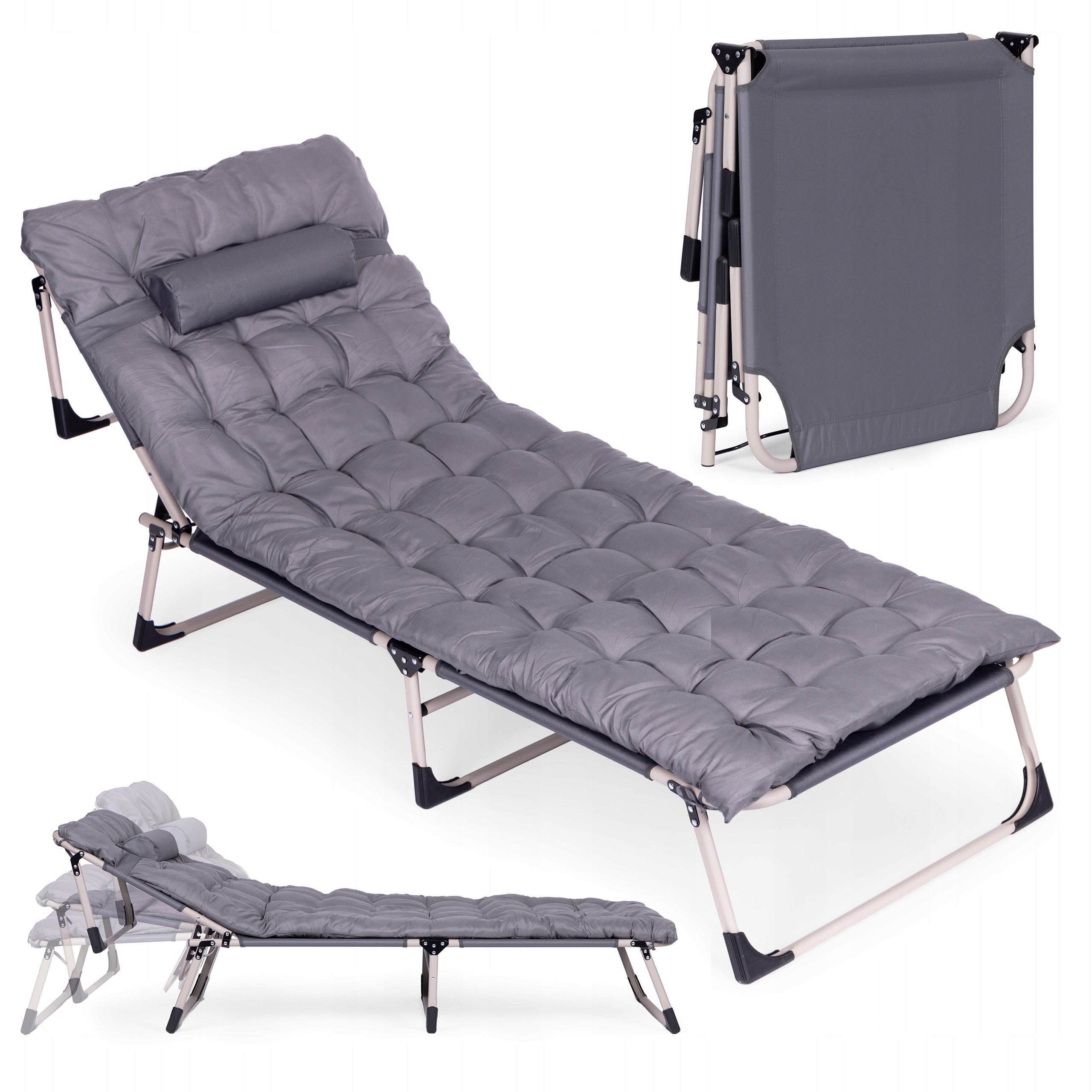BED with mattress pillow HIKING BED FOLDING FIELD BED COMFORTABLE