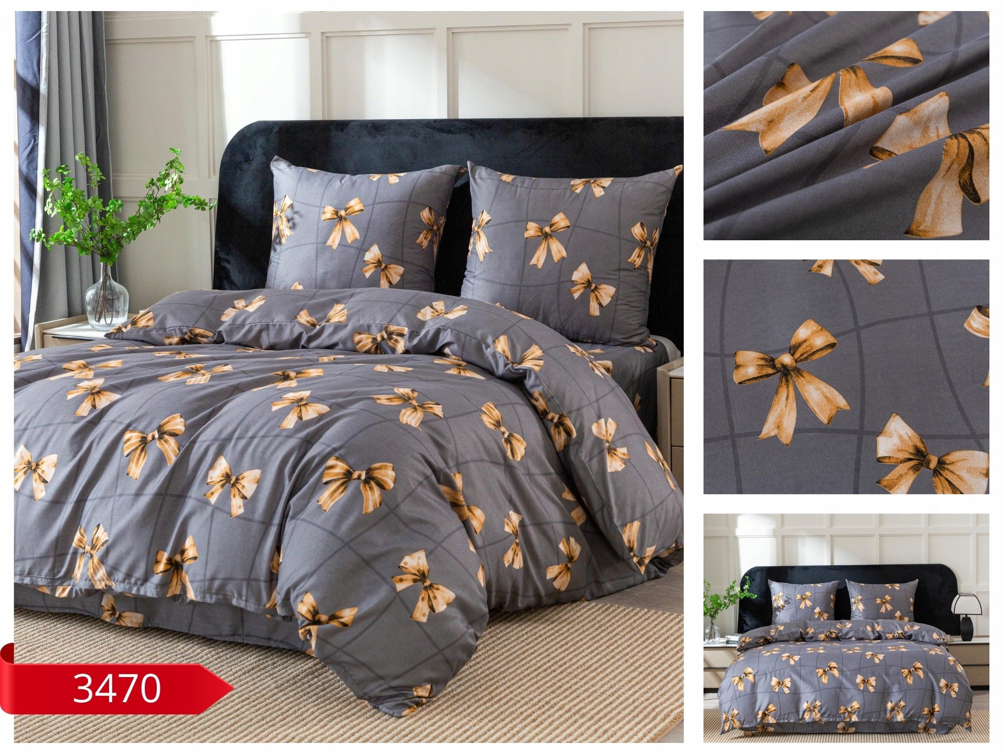 BEDDING 140x200 + PILLOWCASE 70x80 DOUBLE-SIDED BEDDING SET Packaging status original
