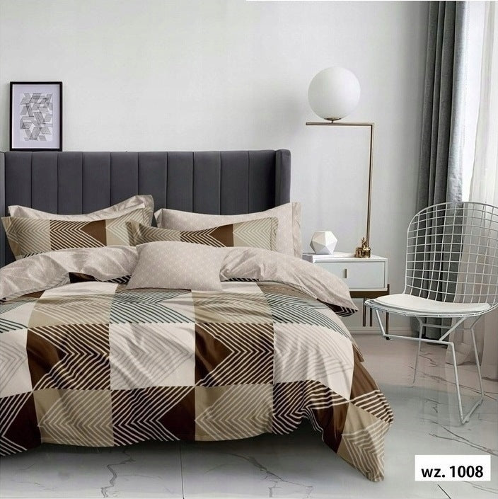 BEDDING 160x200 + 2x SATIN PILLOWCASE PATTERNS DOUBLE-SIDED QUALITY COLORS 5D LUX Packaging status original