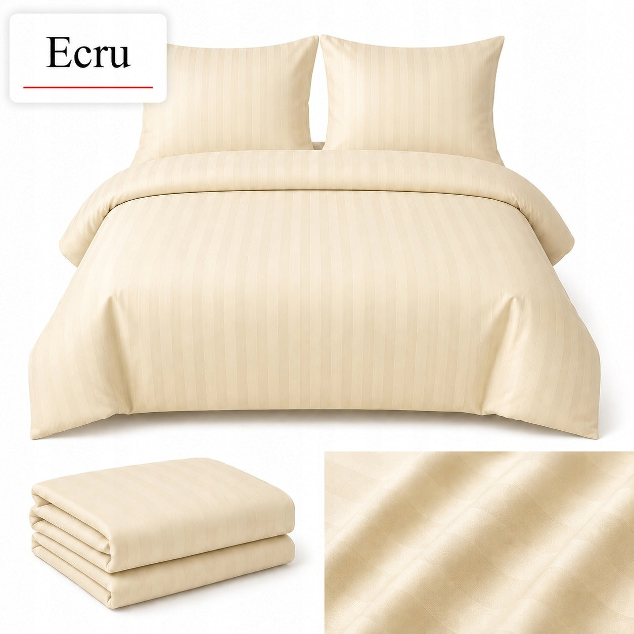 BEDDING 160x200 HOTEL 100% COTTON SATIN DAMASK COLORS TO CHOOSE FROM Packaging status original