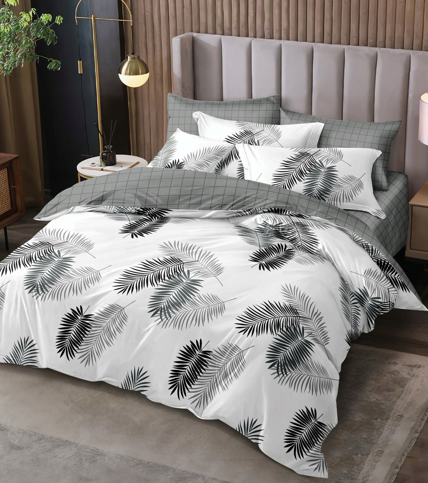 BEDDING 200x220 + 2x SATIN PILLOWCASE PATTERNS DOUBLE-SIDED QUALITY COLORS 5D LUX Packaging status original
