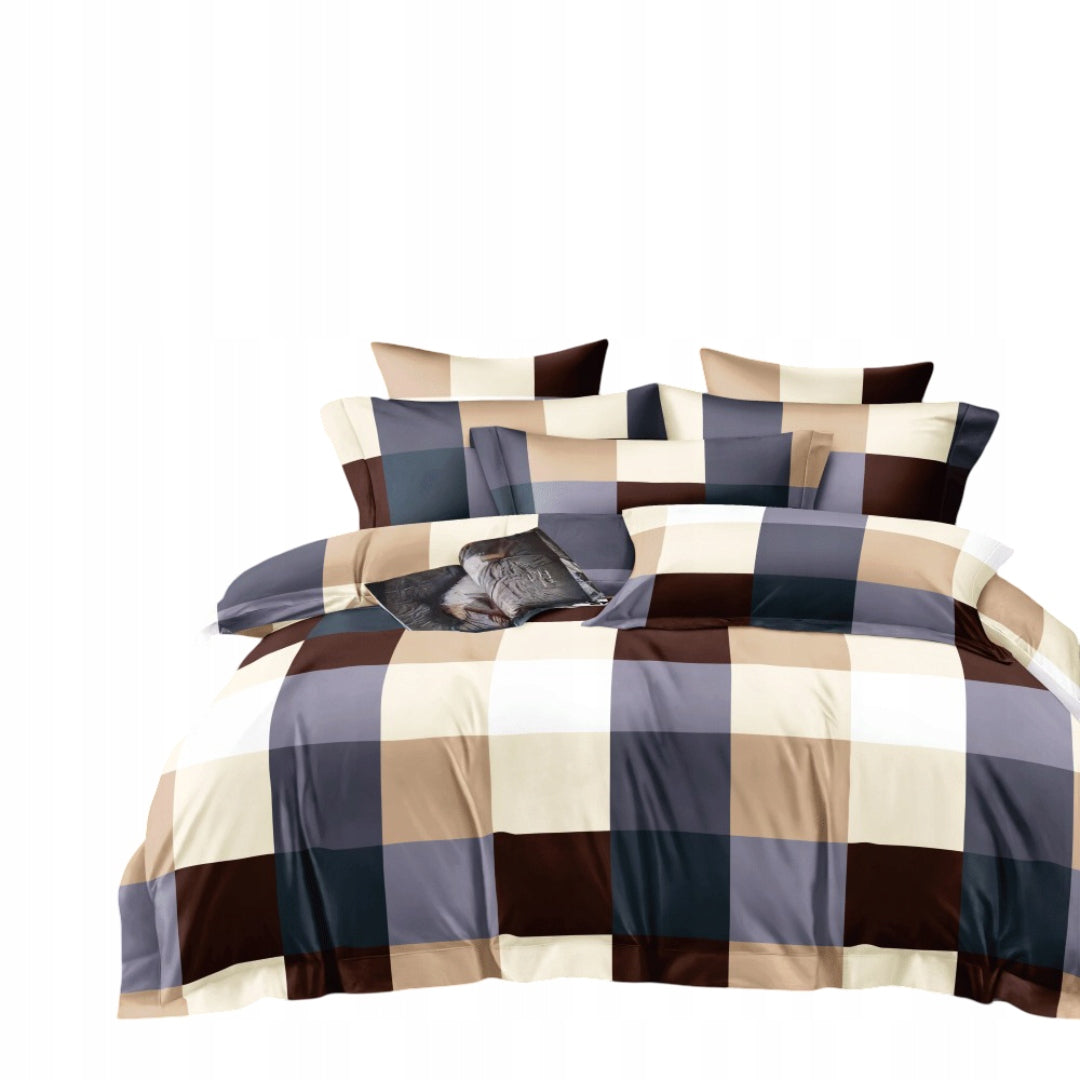 BEDDING 200x220 COTTON BEDDING SET + 2 PILLOWCASES SELECTION OF PATTERNS 3CZ