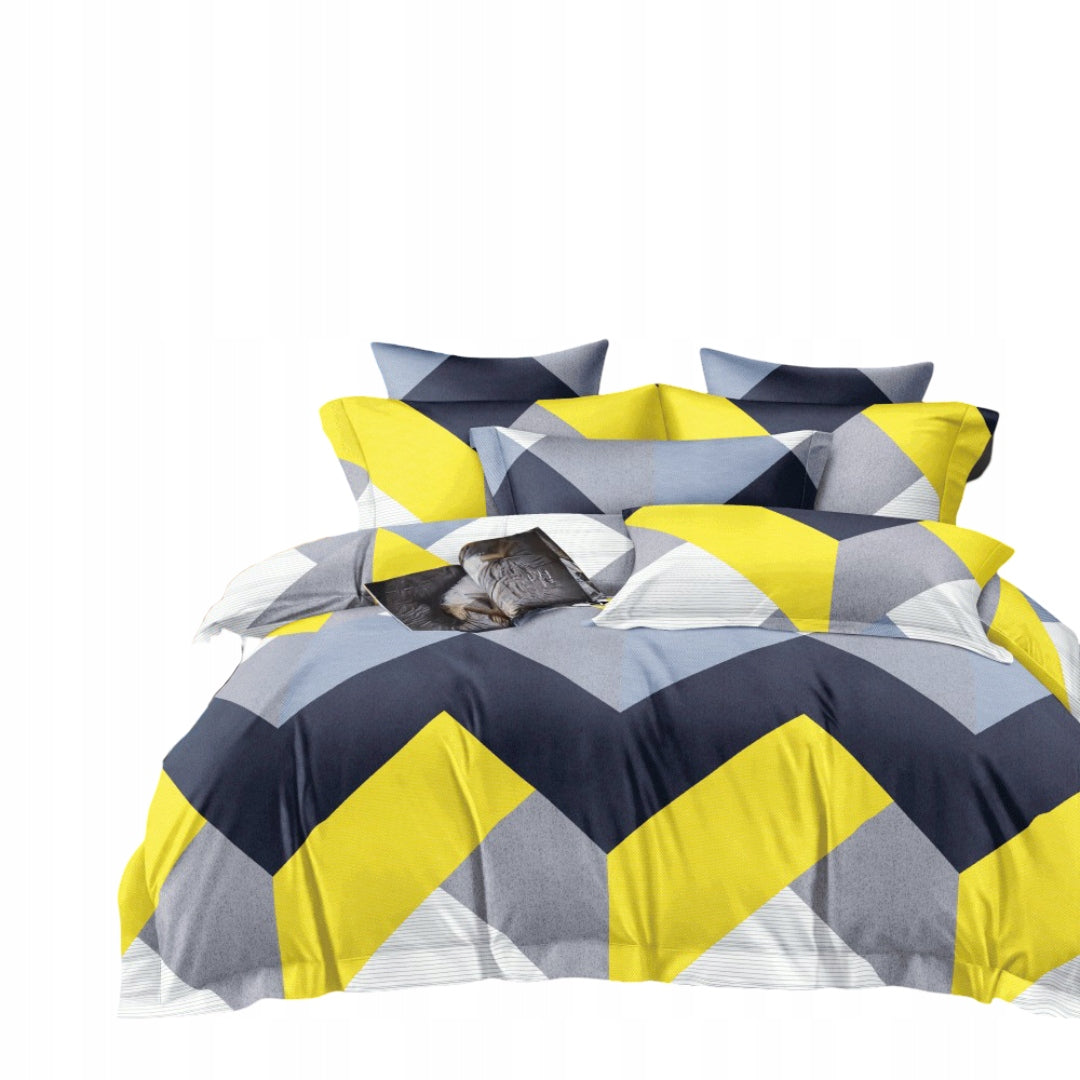 BEDDING 200x220 COTTON BEDDING SET +2 PILLOWCASES + SHEET MIX