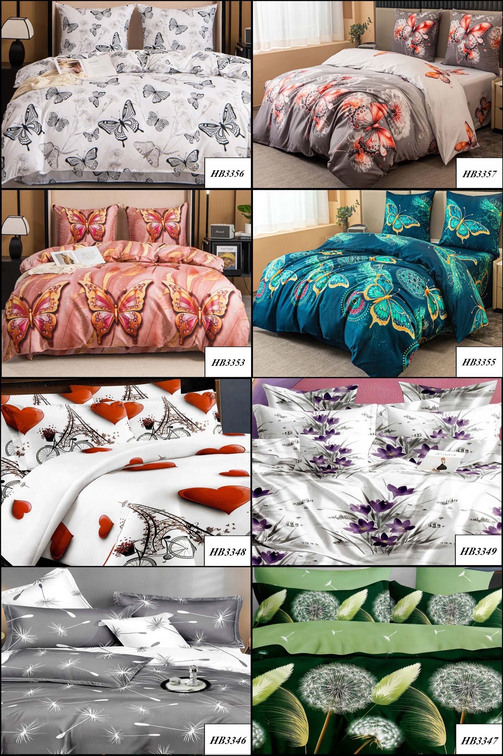 BEDDING COTTON SATIN 140x200 PILLOWCASES AUTUMN SET OF MANY PATTERNS Length of comforter cover 200 cm
