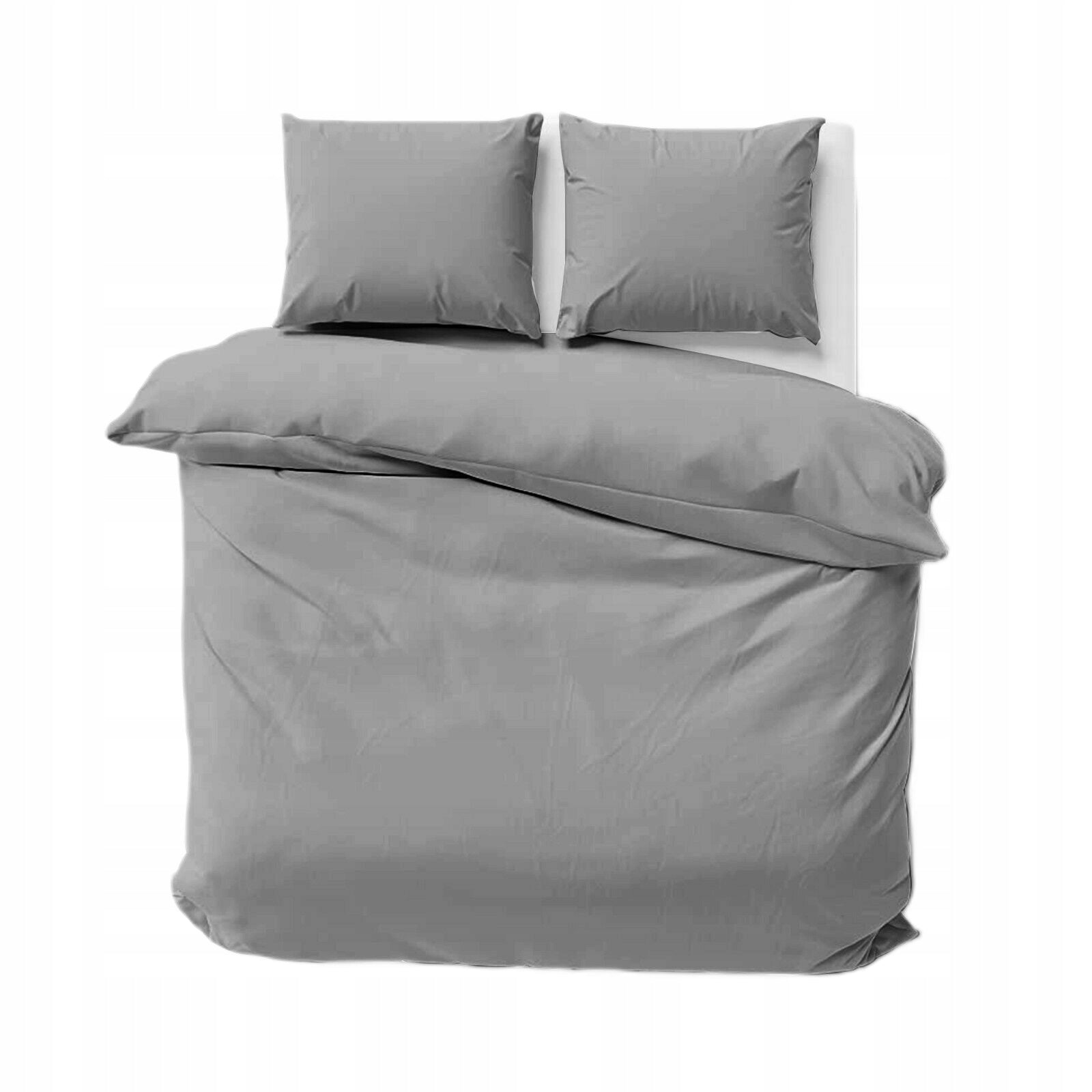 BEDDING GREY HOTEL 140x200 COTTON 1 X PILLOWCASE 70x80 / 50x70 / 50x60