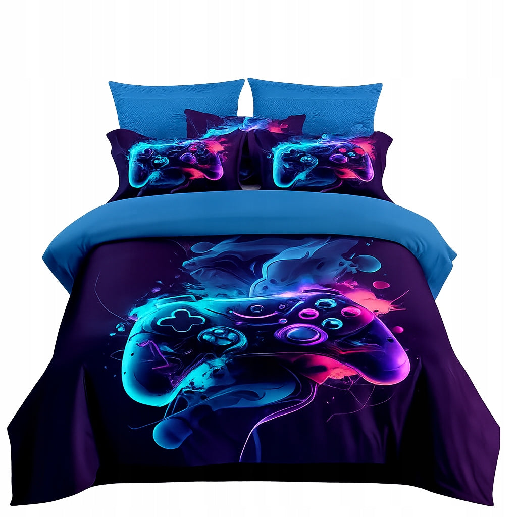 BEDDING SET 160x200 + 2 PILLOWCASES GAME/PAD