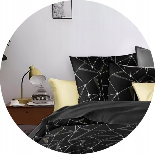 BEDDING SET 160x200 Cotton Bedding Satin Double Sided Large Selection Length of comforter cover 200 cm