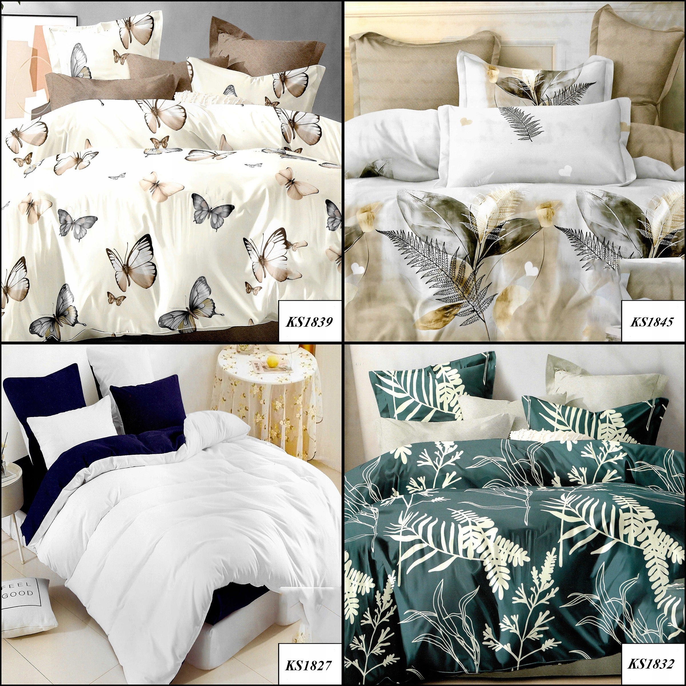 BEDDING SET 200X220 100% COTTON THICK WITH SHEET LARGE SELECTION Length of comforter cover 200 cm