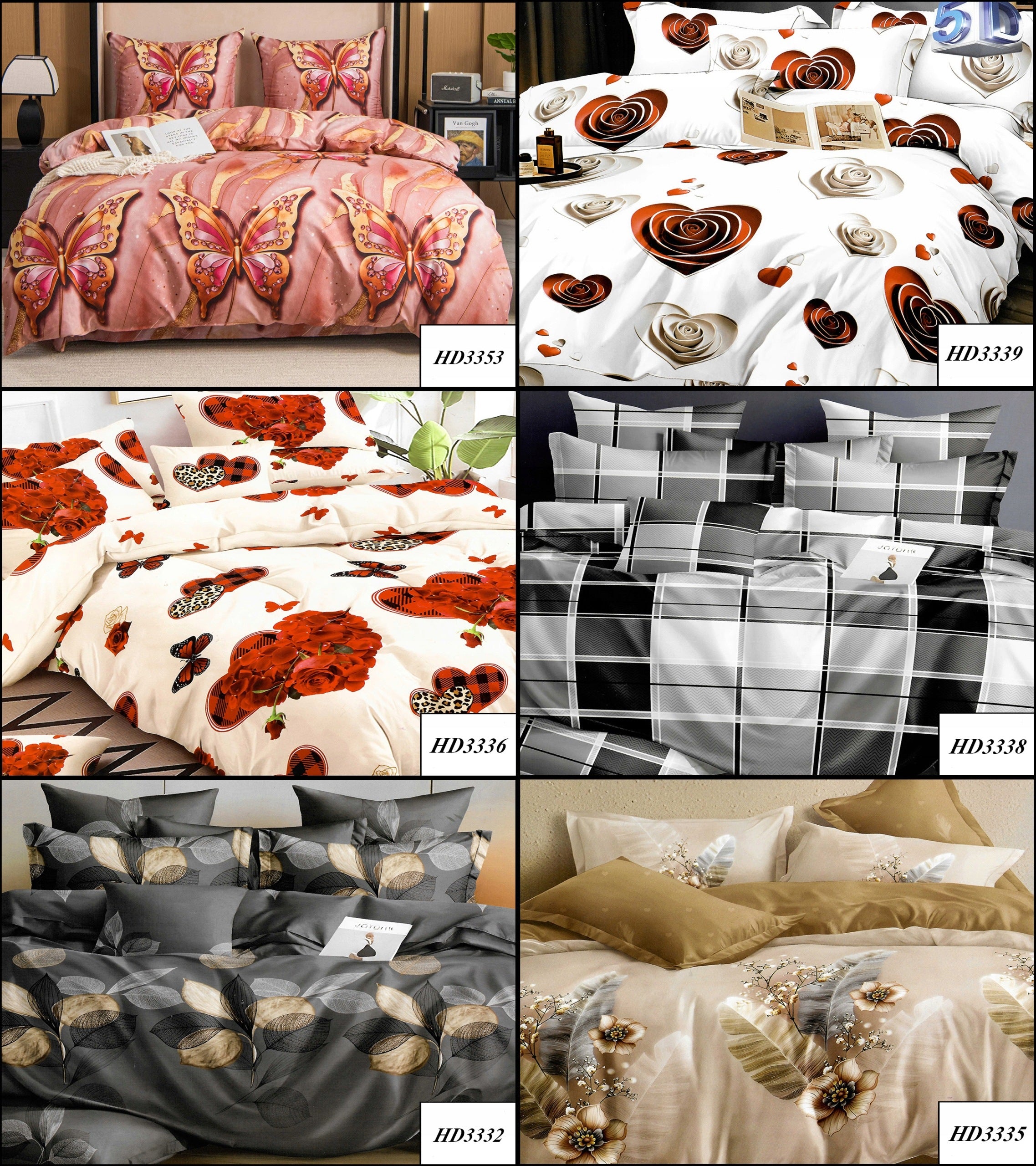 BEDDING SET 200x200 SATIN COTTON 4-PIECES Length of comforter cover 200 cm