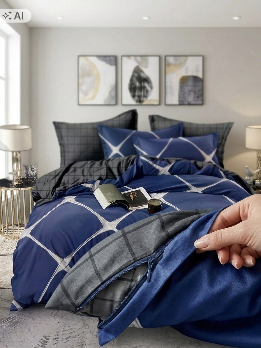 BEDDING SET 200x220 +2 PILLOWCASES + SHEET LARGE SELECTION Brand no brand