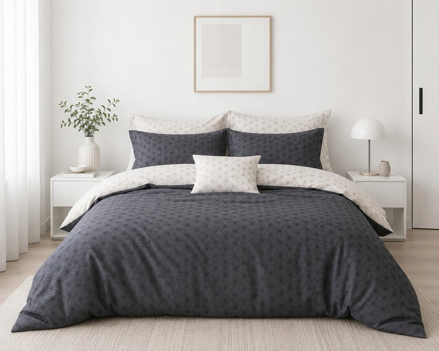 BEDDING SET 200x220 +2 PILLOWCASES + SHEET LARGE SELECTION Packaging status original