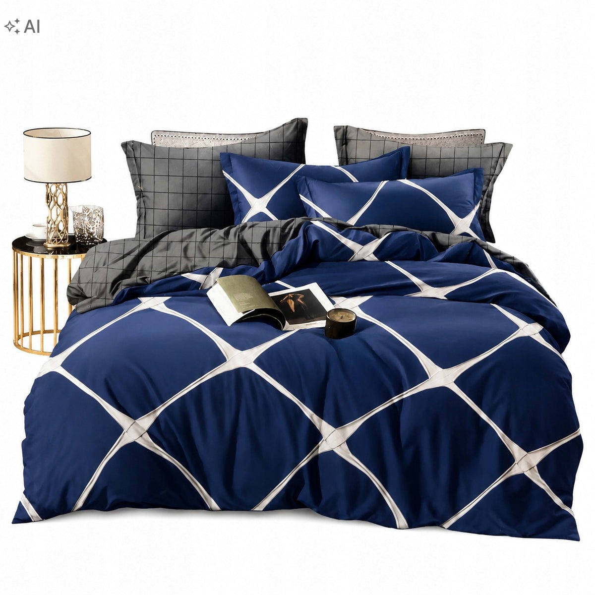 BEDDING SET 200x220 +2 PILLOWCASES + SHEET LARGE SELECTION