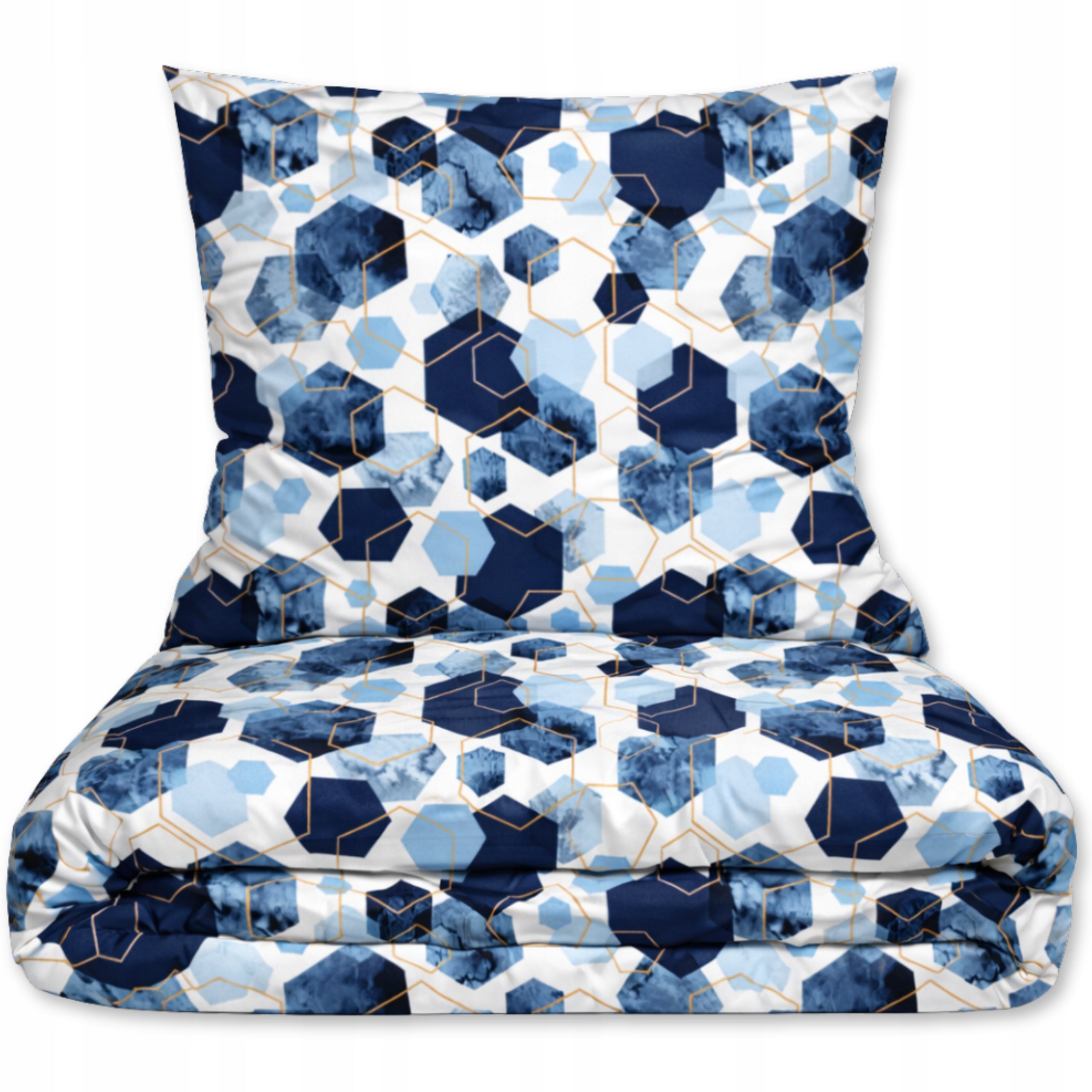 BEDDING SET 200x220 COTTON 100% THICK 3 PIECES Poland PREMIUM