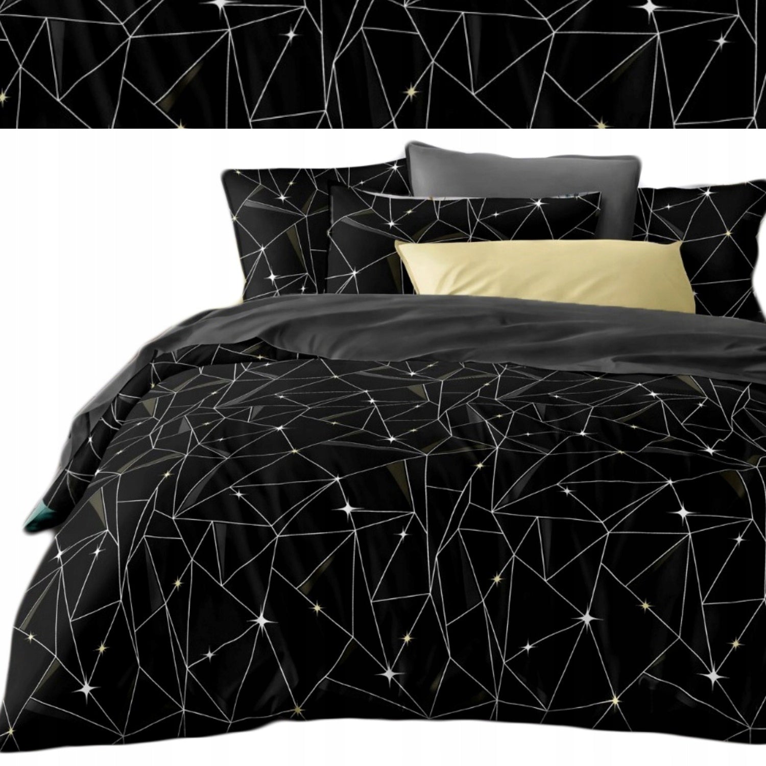 BEDDING SET 200x220 Cotton Bedding Satin Double Sided Large Selection