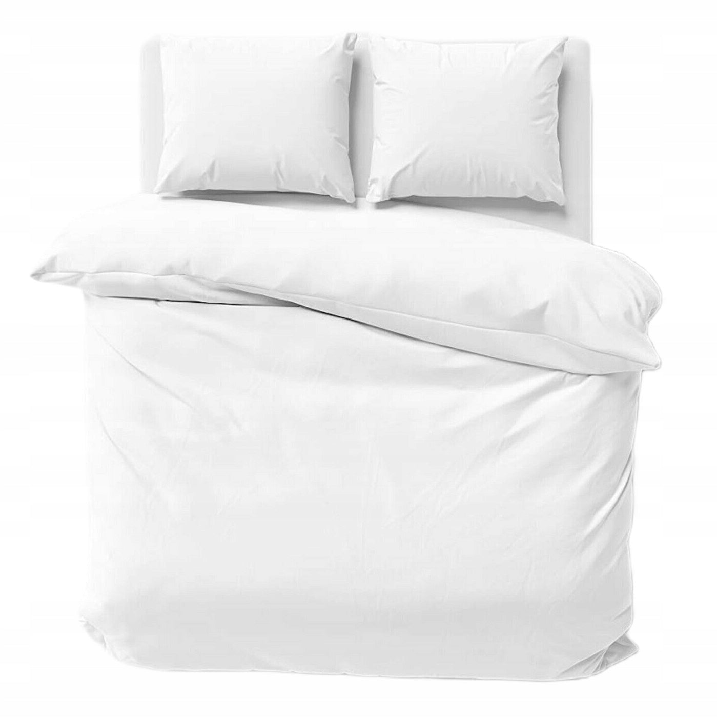 BEDDING WHITE HOTEL HOUSE 160x200 COTTON 2 X PILLOWCASE COTTON 100%