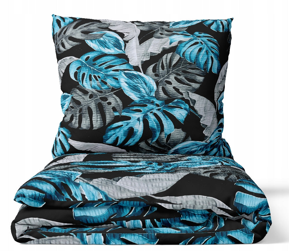 BEDDING WITH BARK 160X200 PATTERN WHITEWASH 100% COTTON
