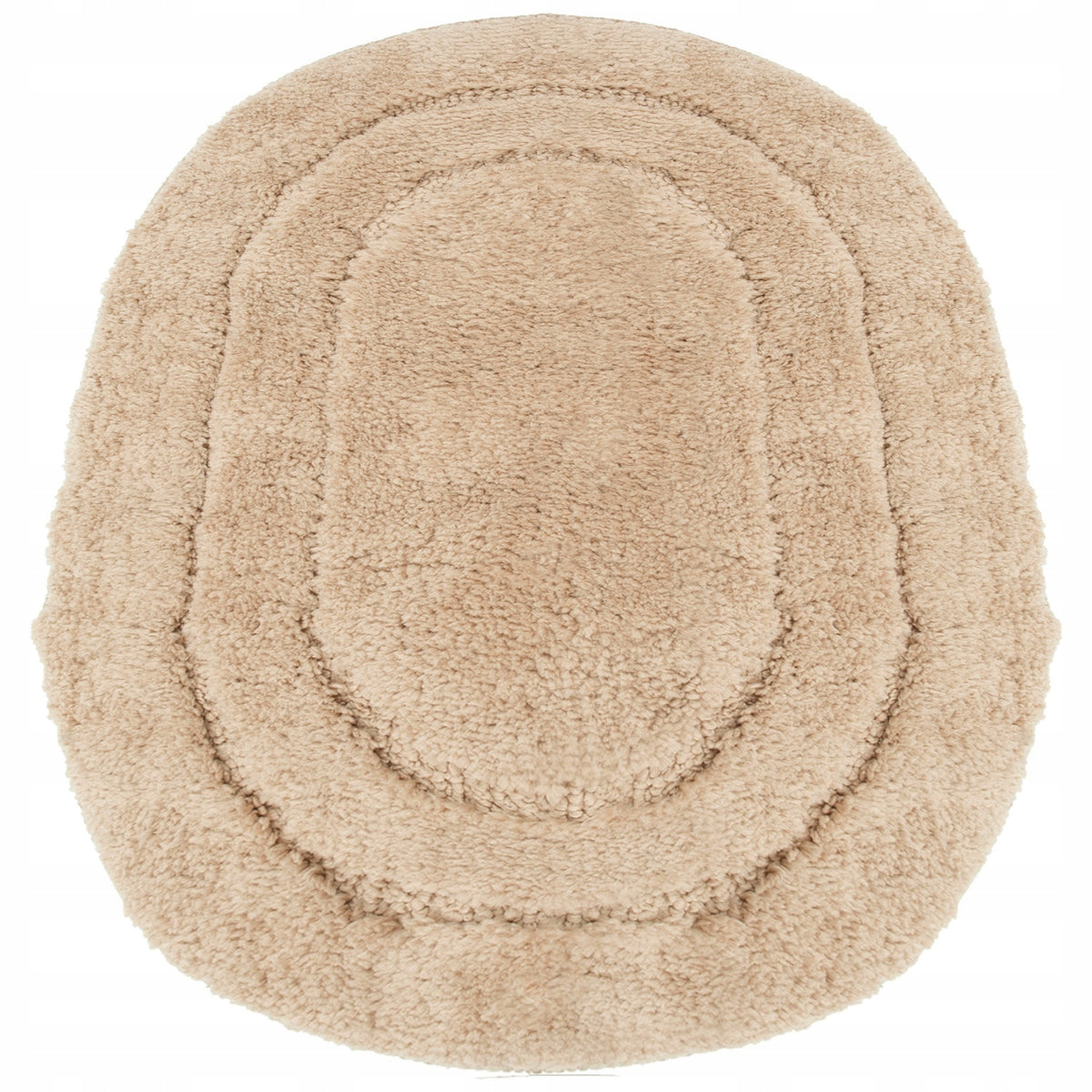 BEIGE BATHROOM rug, SOFT, ABSORBENT, ANTI-SLIP MAT, 50x80CM Packaging status original
