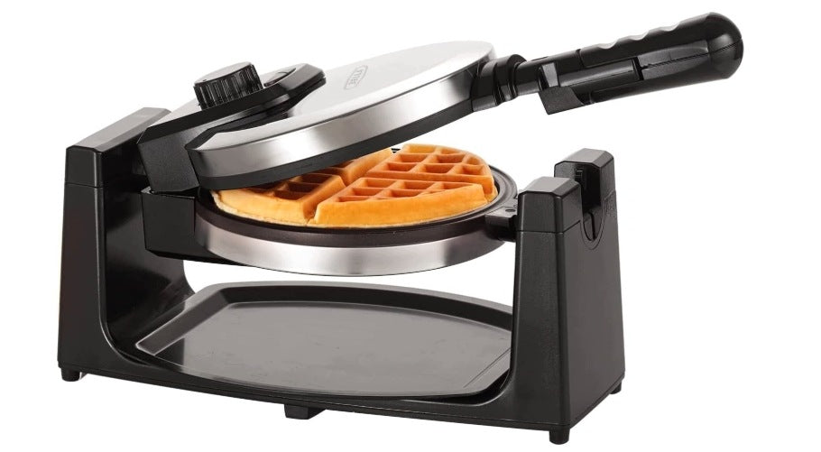 BELGIAN ROTARY WAFFLE IRON 7 INCHES NON-STICK ADJUSTMENT PFOA FREE