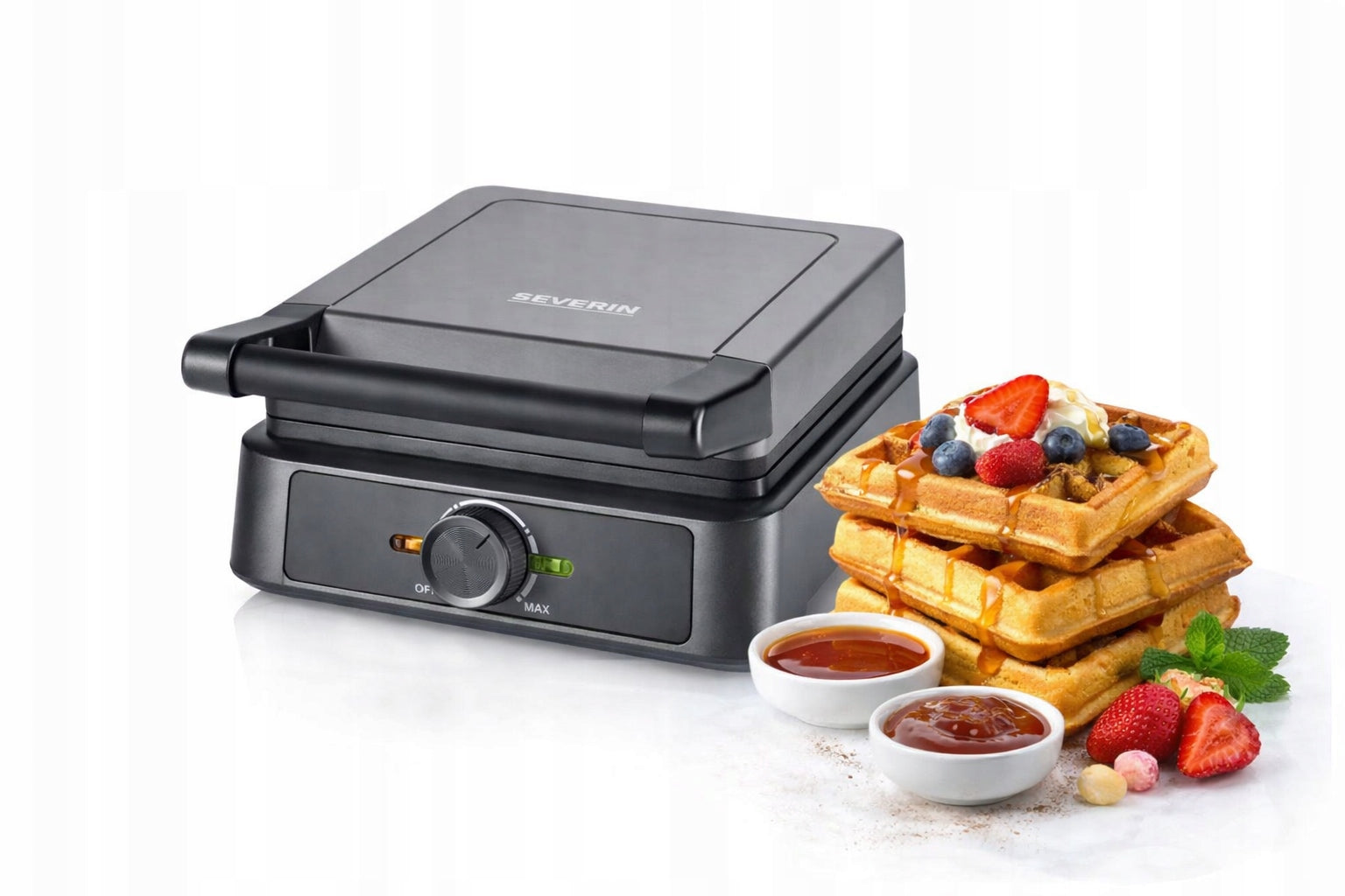 BELGIAN WAFFLE MAKER 1600W CERAMIC REGULATION SEVERIN WA2125