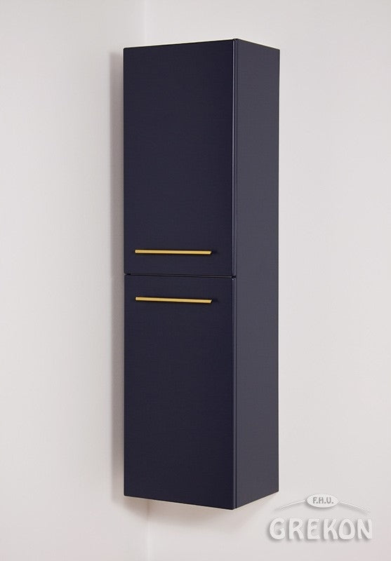 BELLI GOLD bathroom furniture navy blue bookcase high Furniture color shades of blue