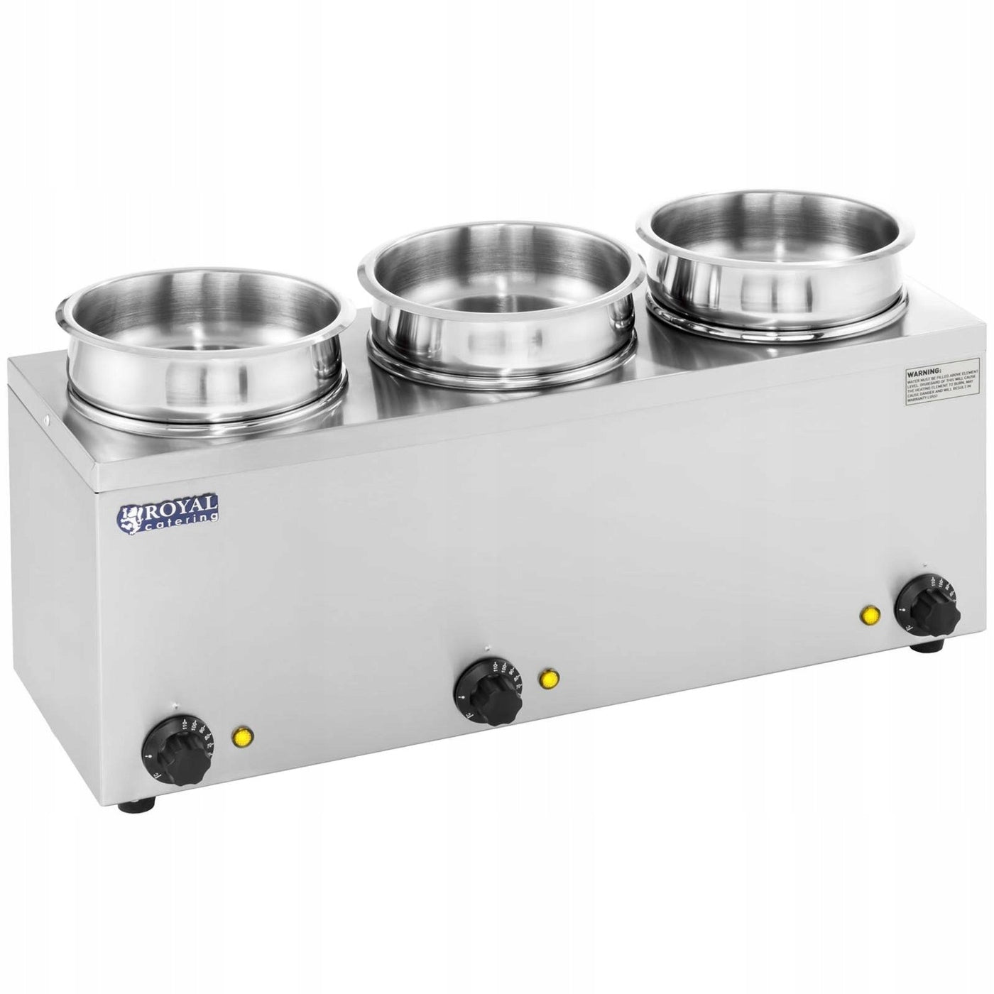 BEMAR ELECTRIC HEATER FOR SOUPS 3 THERMOSTATS Brand Royal Catering
