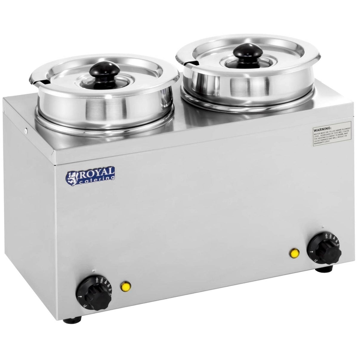 BEMAR HOT POT FOR SOUPS 2 THERMOSTATS CHAMBERS OF 2,75l
